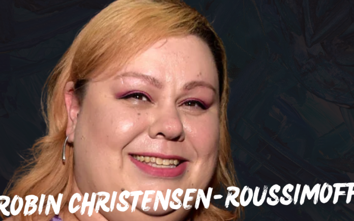 Robin Christensen-Roussimoff, daughter of André the Giant, at a public wrestling-related event